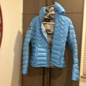 Black crows blue insulated down jacket
